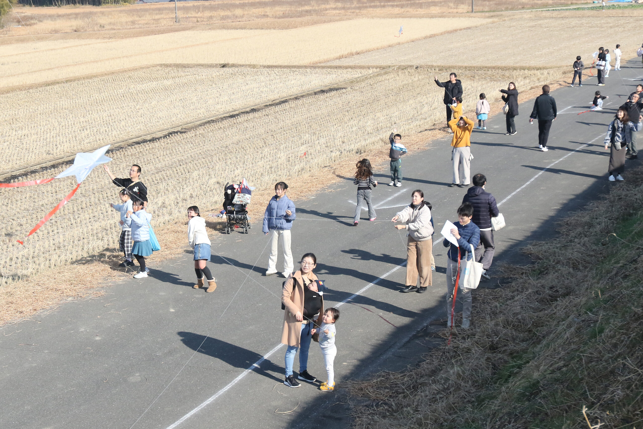 26/01/18 天まで昇れ　新春たこ揚げ大会　四日市川島地区